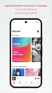 Aperçu officiel de Apple Music fourni par son éditeur
