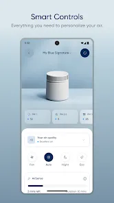 Aperçu officiel de Blueair fourni par son éditeur