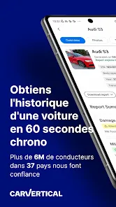 Aperçu officiel de carVertical: Rapport VIN fourni par son éditeur