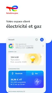 Aperçu officiel de TotalEnergies Electricité&Gaz fourni par son éditeur