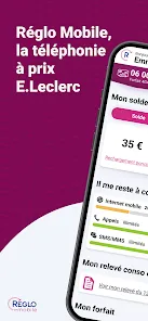 Aperçu officiel de Réglo Mobile fourni par son éditeur