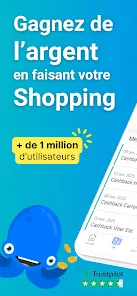 Aperçu officiel de Poulpeo Cashback et Code promo fourni par son éditeur