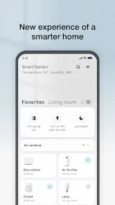 Aperçu officiel de Xiaomi Home fourni par son éditeur