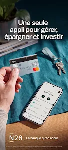 Aperçu officiel de N26 — La banque qu'on adore fourni par son éditeur