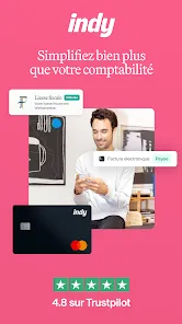 Aperçu officiel de Indy : comptabilité & factures fourni par son éditeur
