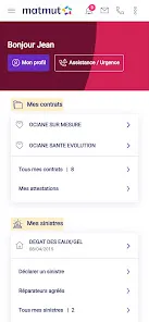 Aperçu officiel de Ma Matmut fourni par son éditeur