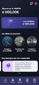 Aperçu officiel de DISTINGO - Épargne en ligne fourni par son éditeur