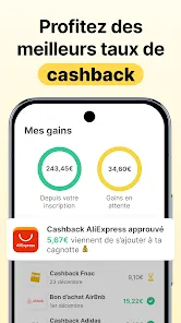 Aperçu officiel de Widilo: Cashback & codes promo fourni par son éditeur