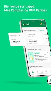 Aperçu officiel de Mes Comptes BNP Paribas fourni par son éditeur