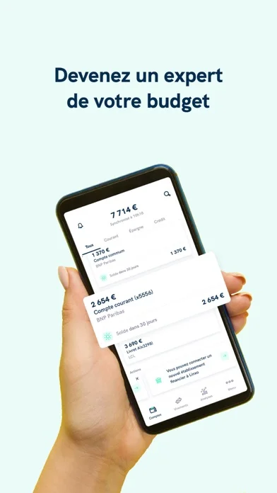 Linxo : capture officielle iOS