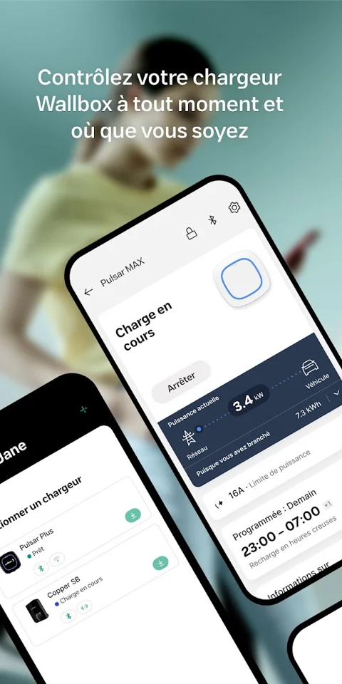 Wallbox : capture officielle Android