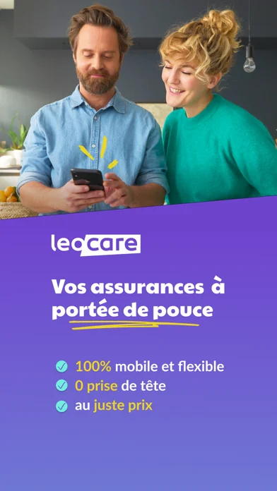 Leocare : capture officielle iOS