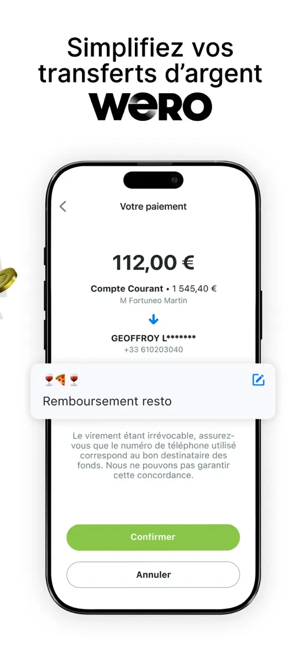 Fortuneo : capture officielle iOS 5