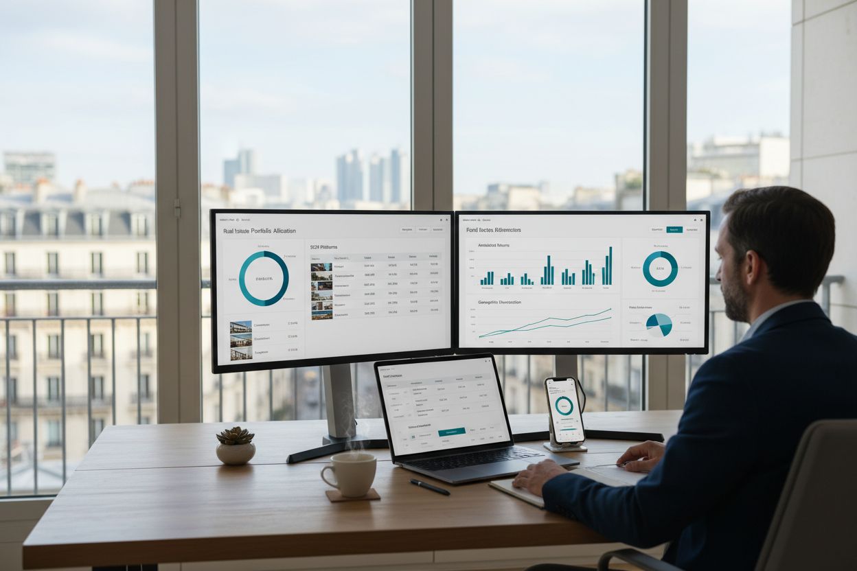 Comparer les plateformes d'investissement en SCPI depuis un ordinateur portable